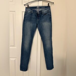 7 for all mankind Roxanne size 27 medium wash jeans